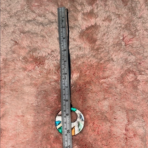 Murano glass multi color Pendant Necklace - Picture 3 of 7